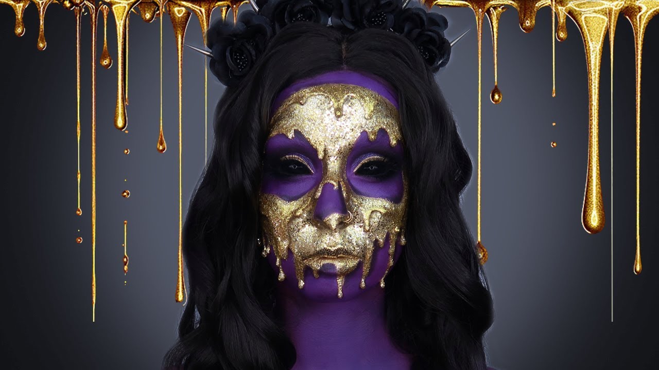 Dripping Skull | Maquillage Halloween