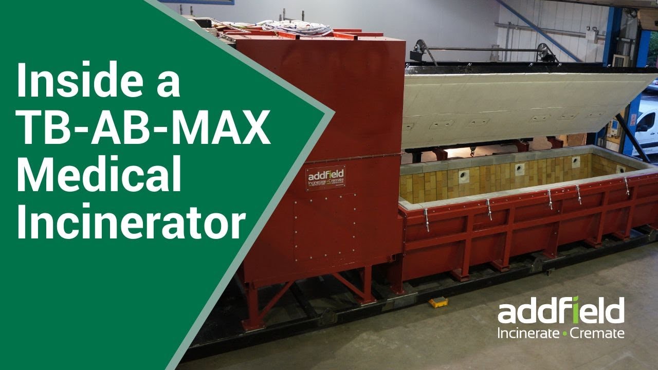 Addfield TB-AB-MAX Incinerator. High capacity medical incineration