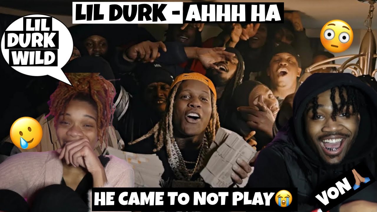 NBA YOUNGBOY DISS!!?! LIL DURK - AHHH HA (REACTION)
