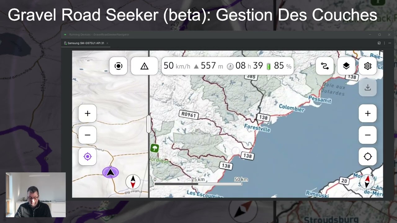 Gravel Road Seeker (Beta): Gestion des Couches