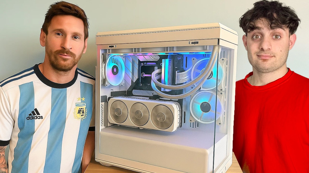 Probé la PC de Messi