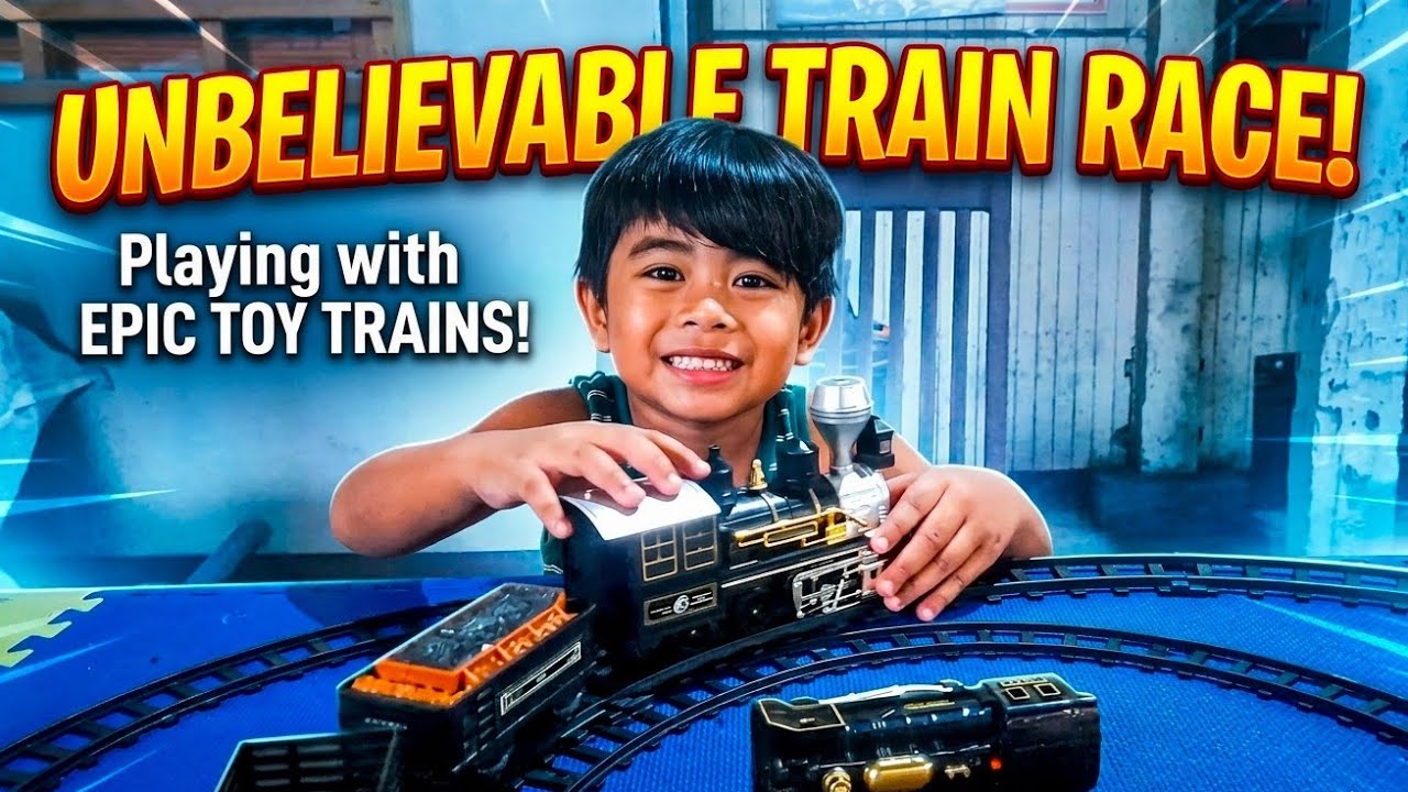 PLAYING HIS EPIC TRAINS!!! AZIELS AWESOME WORLD