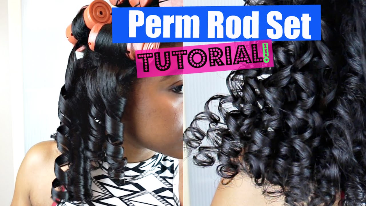 Natural Hair: Large Perm Rod Set Tutorial