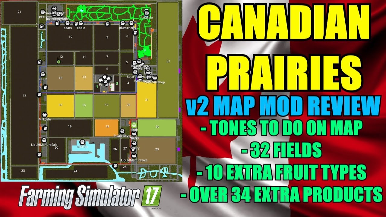 FS17 - Canadian Prairies v2 Map 