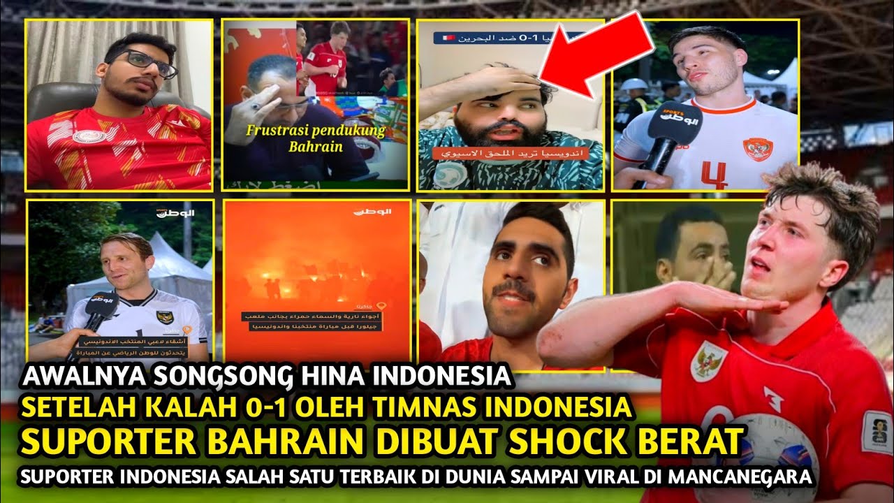 MEDIA BAHRAIN SAMPAI TAK MENYANGKA❗ SUPORTER TIMNAS INDONESIA SAMBUT BAHRAIN DI GBK BIKIN MERINDING