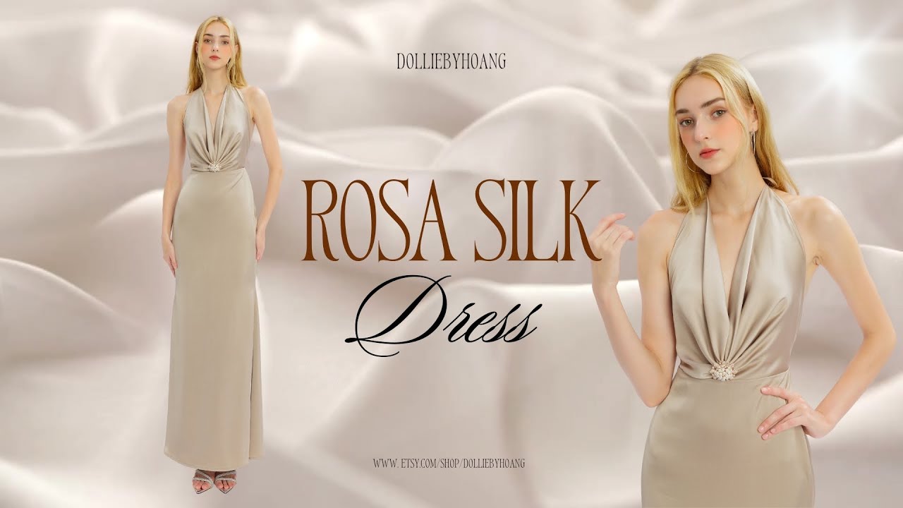 Sewing Tutorial for Rosa Silk Dress + Sewing Pattern