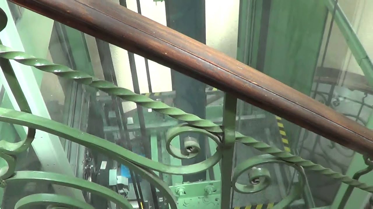 Nice Lift OTIS glass shaft @ Geneva, Switzerland