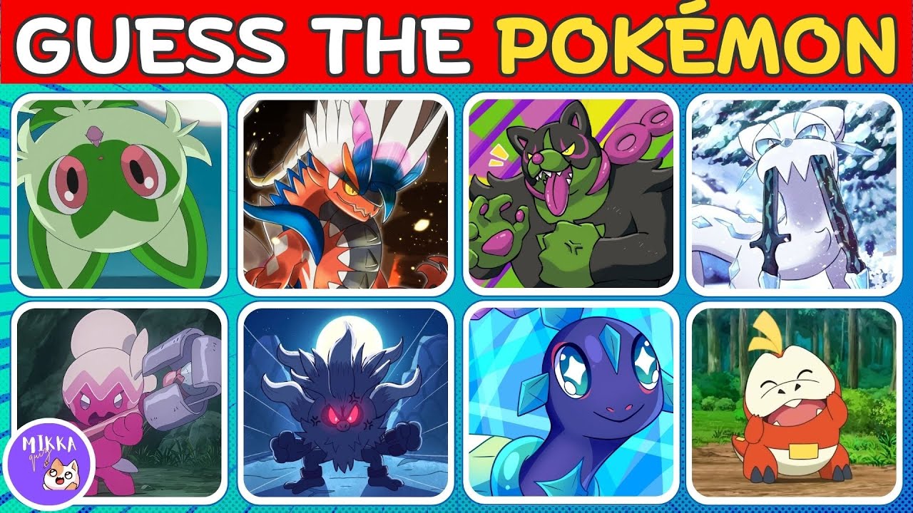 🔥 Can YOU Guess ALL GEN9  POKEMON? 🐉- Generation 9 Pokemon Quiz😱!