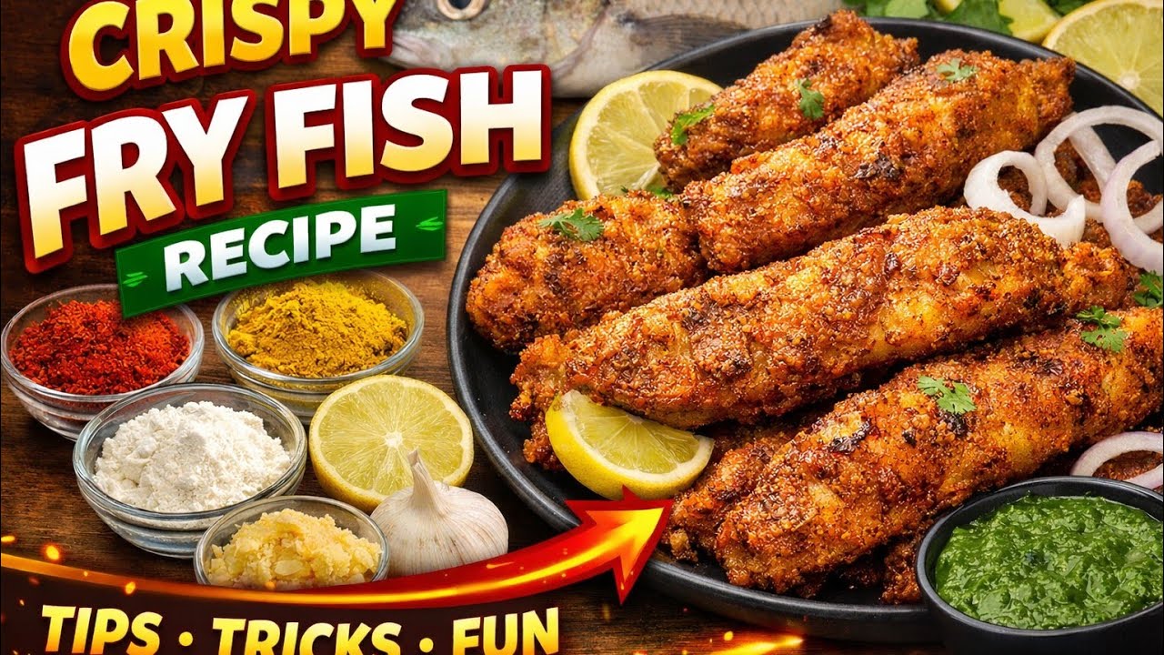 Crispy Fry Fish Recipe | Easy Fish Fry at Home | Khani Kitchen#fishfry#Ramzanrecipies