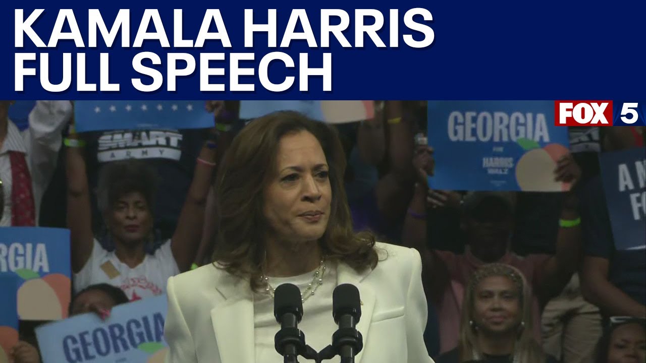 Kamala Harris Savannah, Georgia rally full speech | FOX 5 News