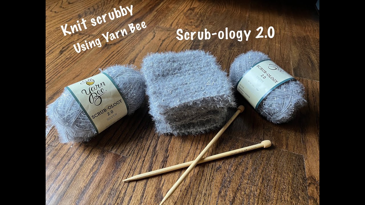 Instructions for knit scrubby using Scrub-ology 2.0 Yarn; Knitting Devotion Episode 10