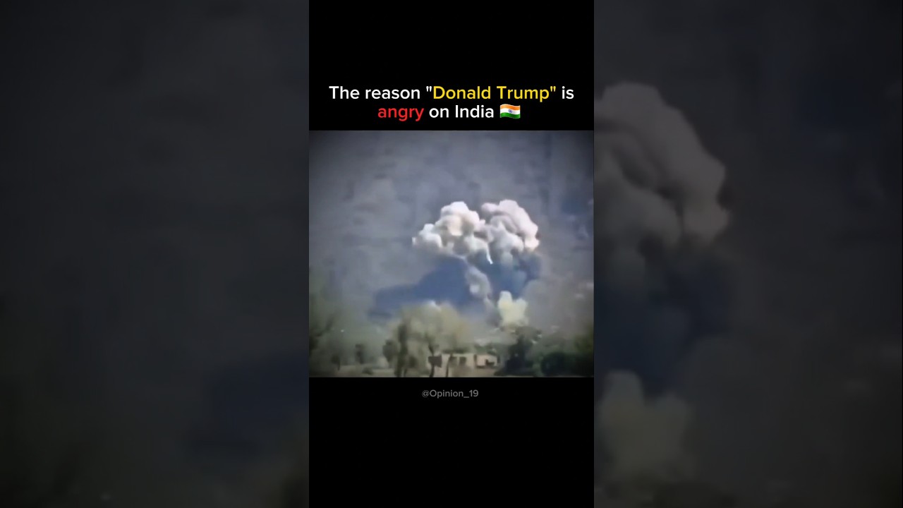 The reason Donald Trump is angry on India! #shorts
