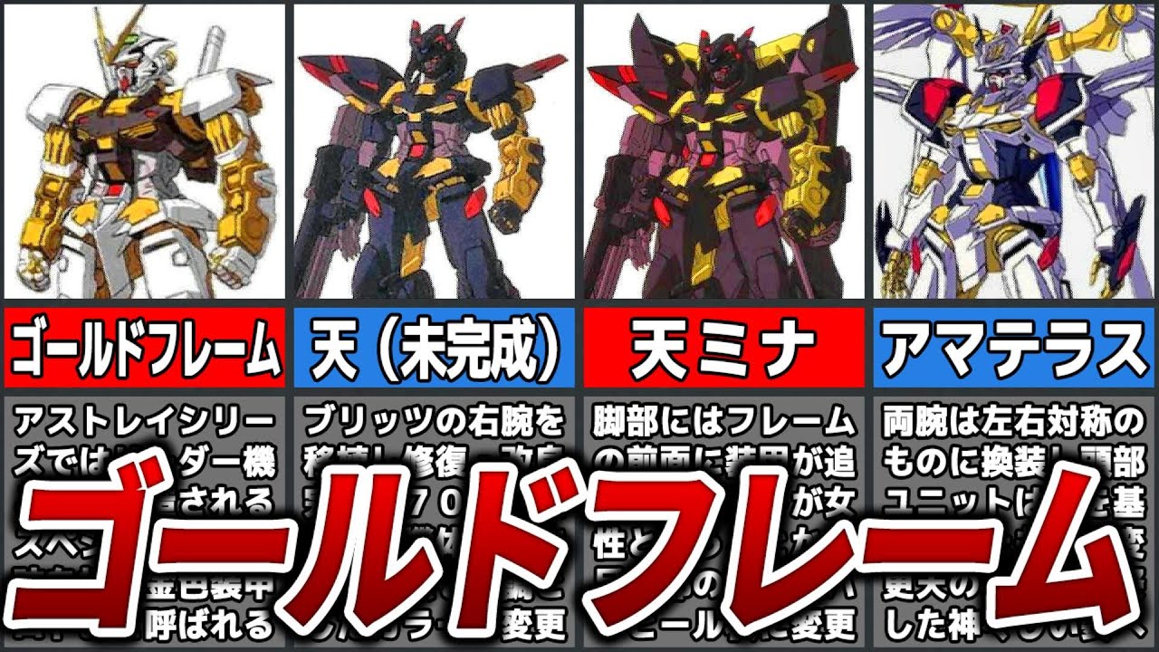 【神々しい魔改造】アストレイゴールドフレームの歴史を解説【ガンダムSEED ASTRAY】【ゆっくり解説】