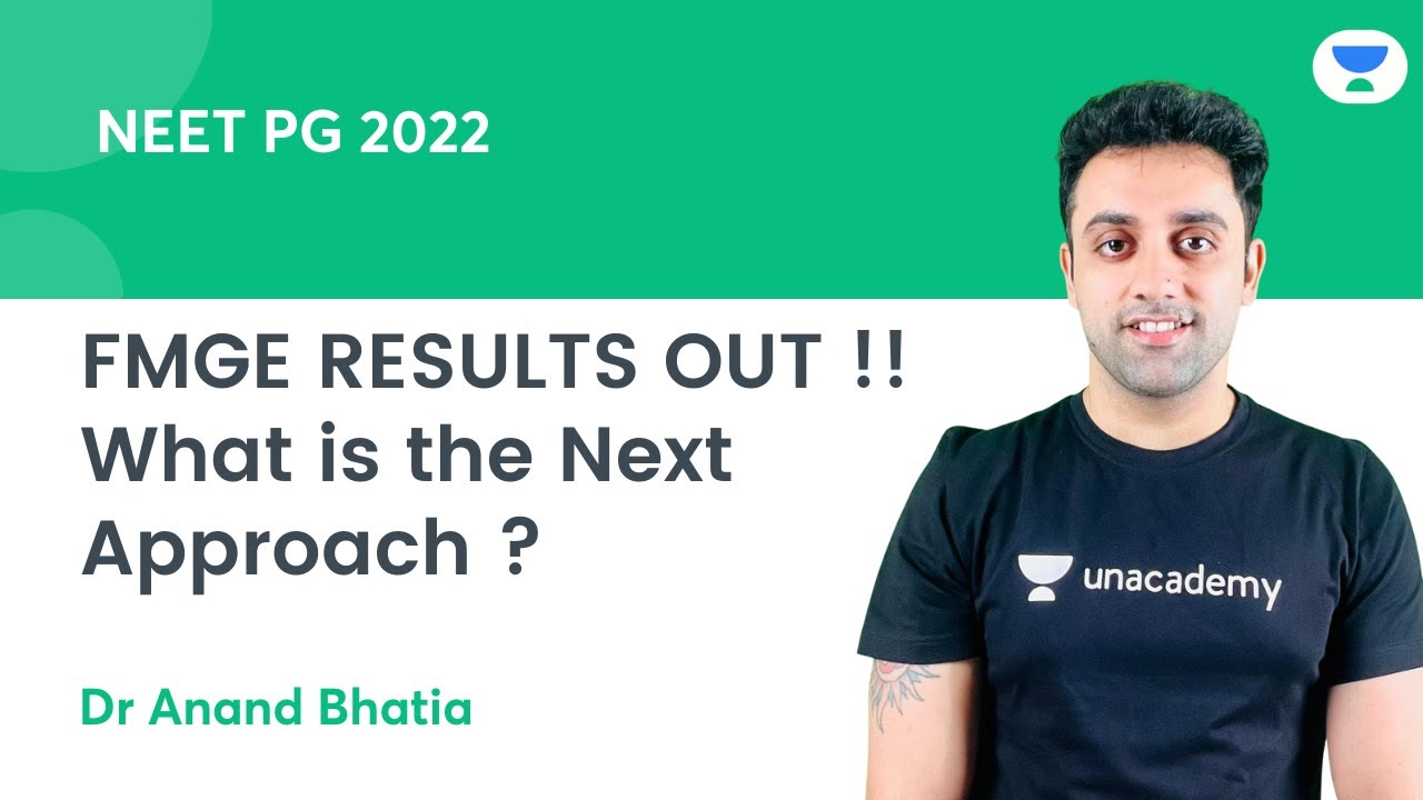 FMGE Results OUT ! - What is the Next Approach? | NEET PG 2022 | Let's Crack NEET PG | Dr.Anand