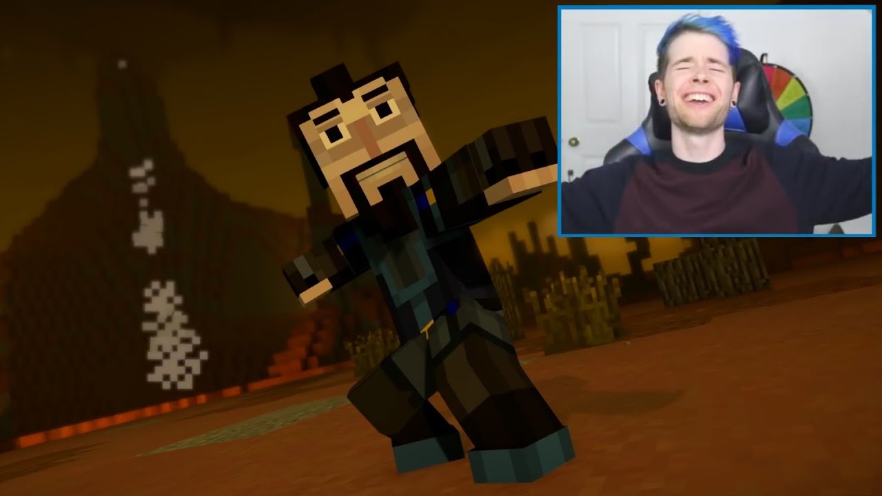Youtubers react to NINJA IVOR!?! - Minecraft Story Mode Season 2 Episode 4