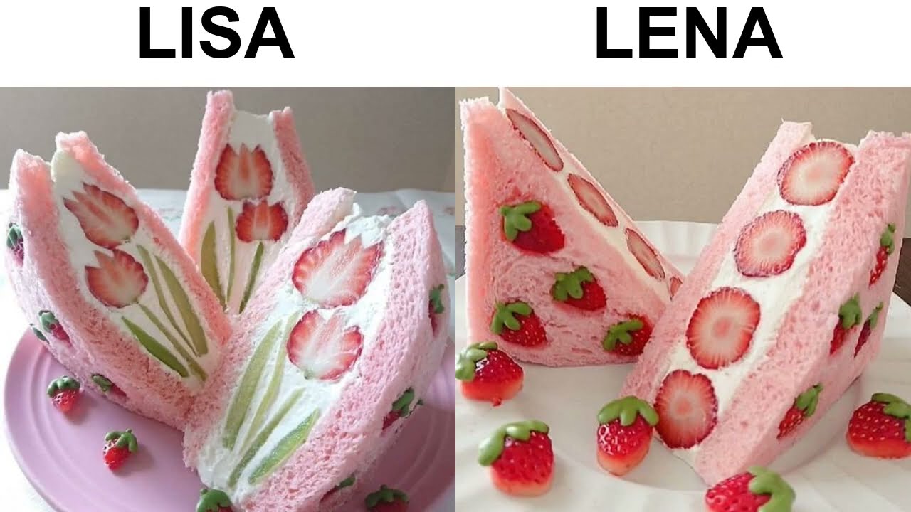 LISA OR LENA ( kawaii food, cute food) #PART1