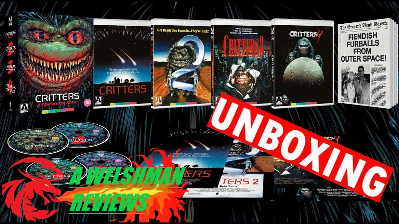 Arrow Video Critters: A Four Course Feast! Limited Edition Blu-Ray