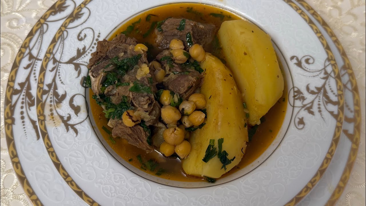 Noxudlu ətli souz🤌Нут с мясным соусом👍 Chickpeas with meat sauce