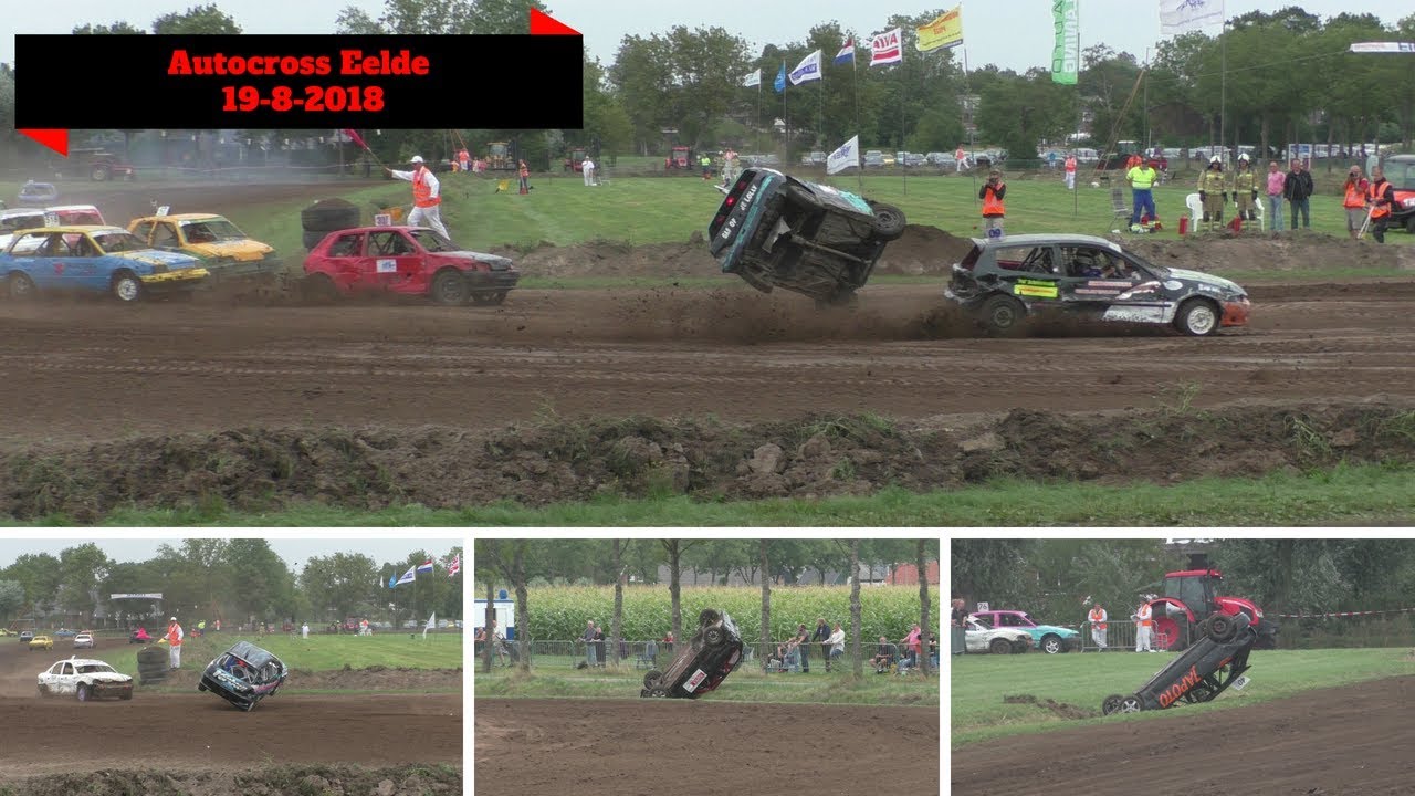 Autocross Eelde 19-8-2018 Crashes