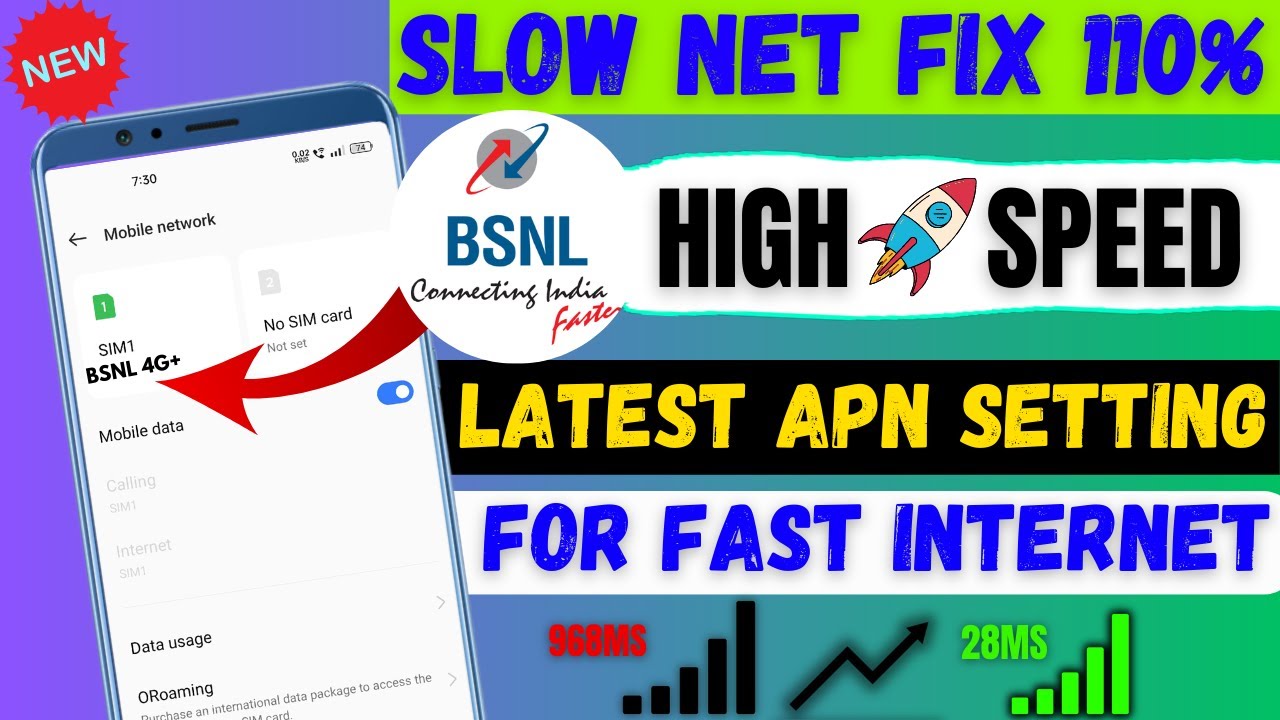 BSNL Apn Setting 2023 | BSNL Apn Setting For Fast Internet | BSNL Apn Settings
