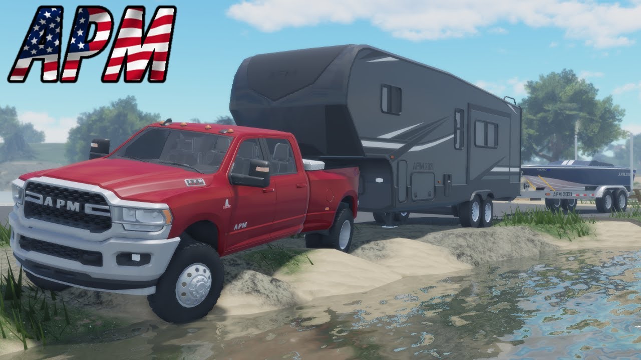 Кемпинг и катание на лодках в APM! | Американские равнины: Mudding в Roblox