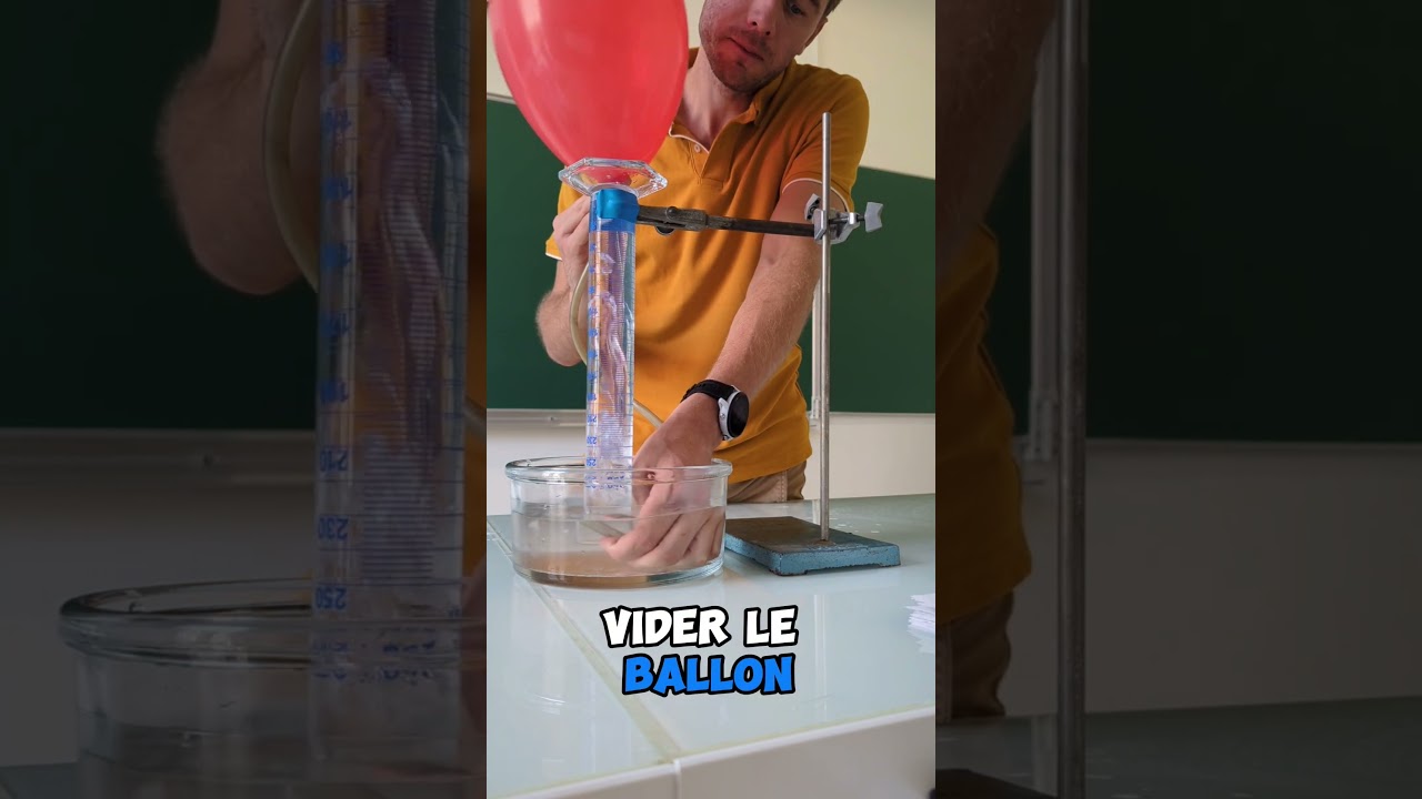 Peser l'air ? Exp&eacute;rience de chimie #science #physique #awesome #chimie #experience