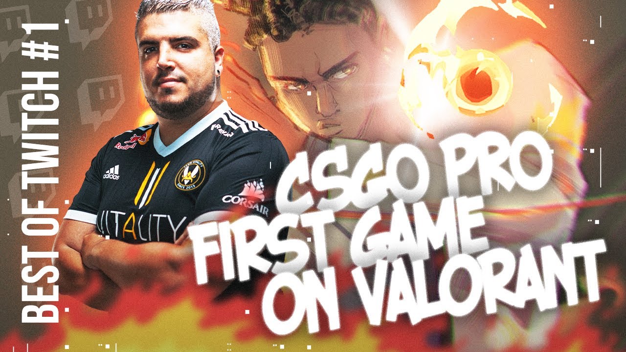 RpK - CSGO PRO FIRST TIME ON VALORANT - Best Of Stream #1