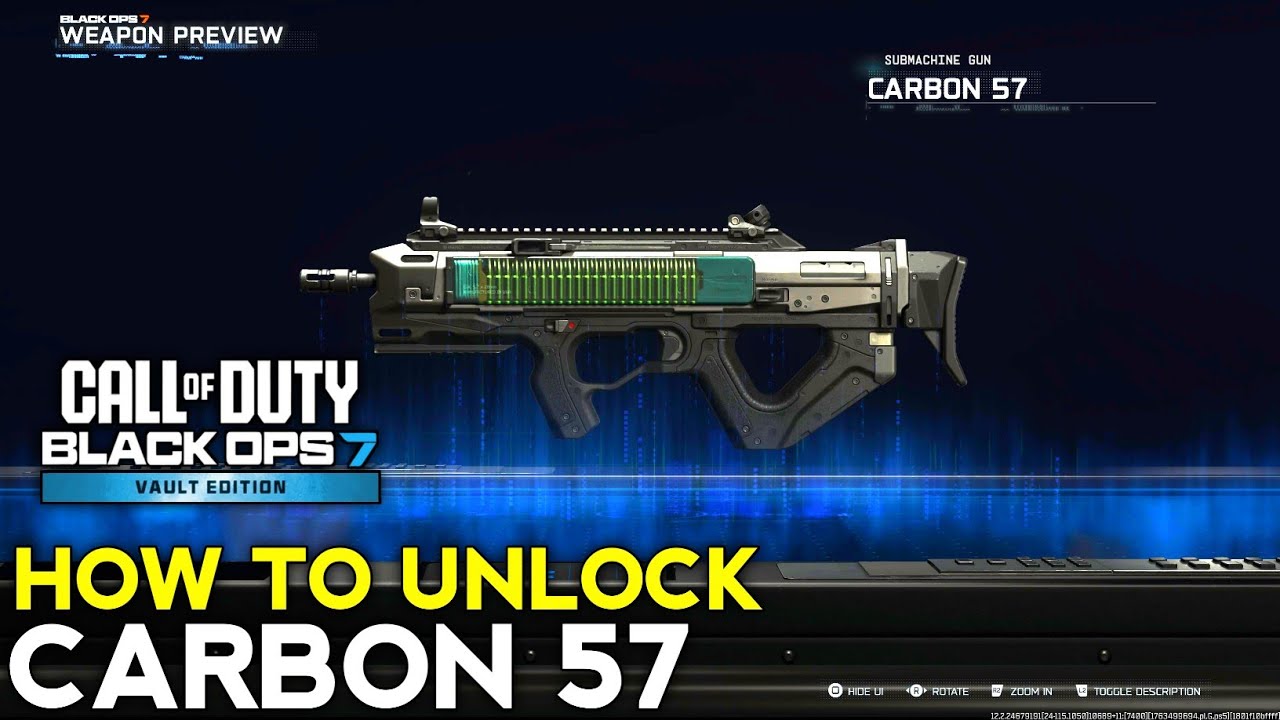 How to Unlock Carbon 57 BO7 | How to Get Carbon 57 SMG BO7 | Black Ops 7 Carbon 57 SMG Unlock