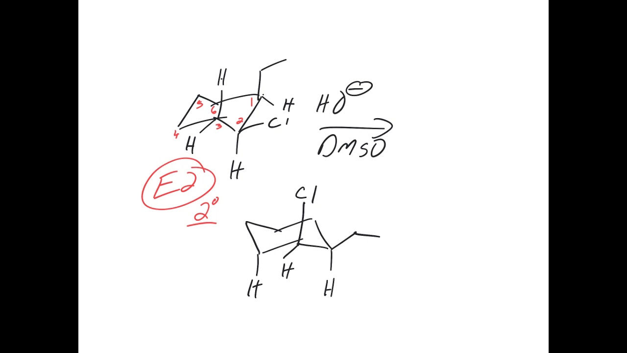E2 in a Chair Conformation requires ring flip!