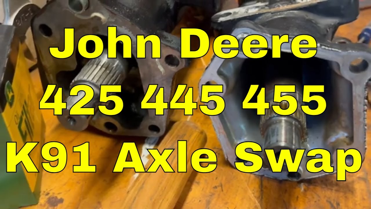 John Deere 455 Project Part 2: Axle Swap