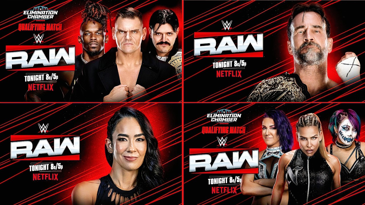 WWE Monday Night Raw Preview &ndash; February 16, 2026 | CM Punk, AJ Lee & Elimination Chamber Build-Up