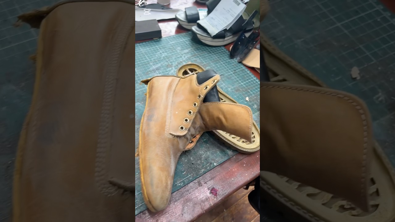 ASMR 9-Timberland #asmr #asmrcommunity #calzolaio #sneakers #timberlands #sneaker