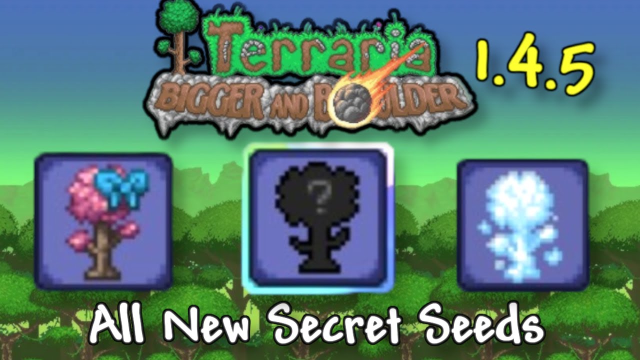 Terraria 1.4.5 All New Secret Seeds!