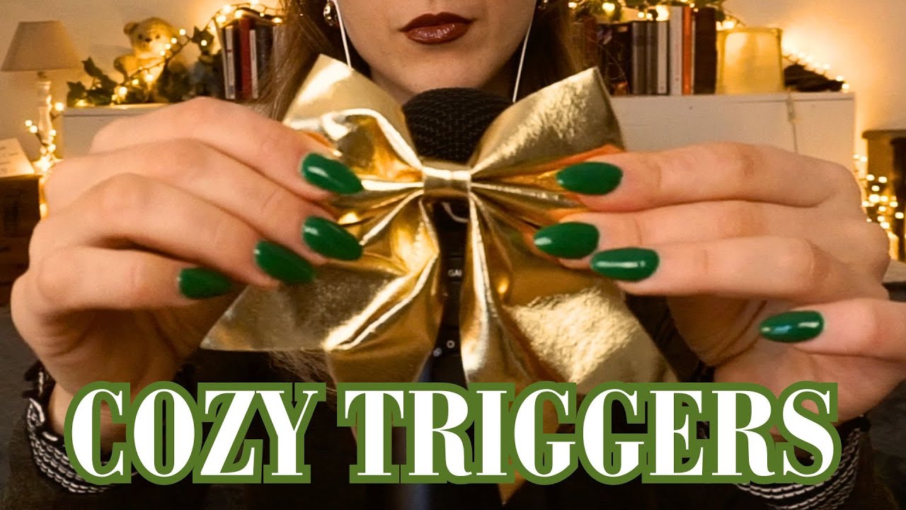 ASMR *Французский акцент* 🎄 Триггеры на 40 минут 🎄