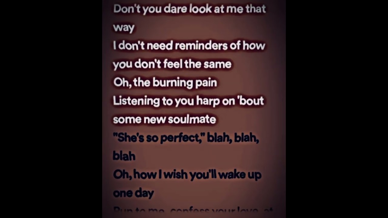 Song: From The Start -Laufey “Run to me, confess your love” 