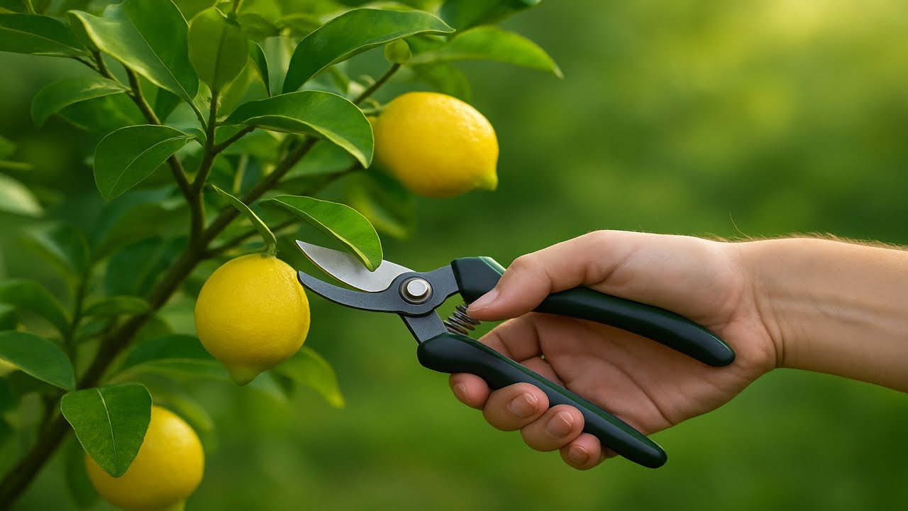 الطريقة الصحيحة لتقليم شجرة الليمون في 5 دقائق فقط!
