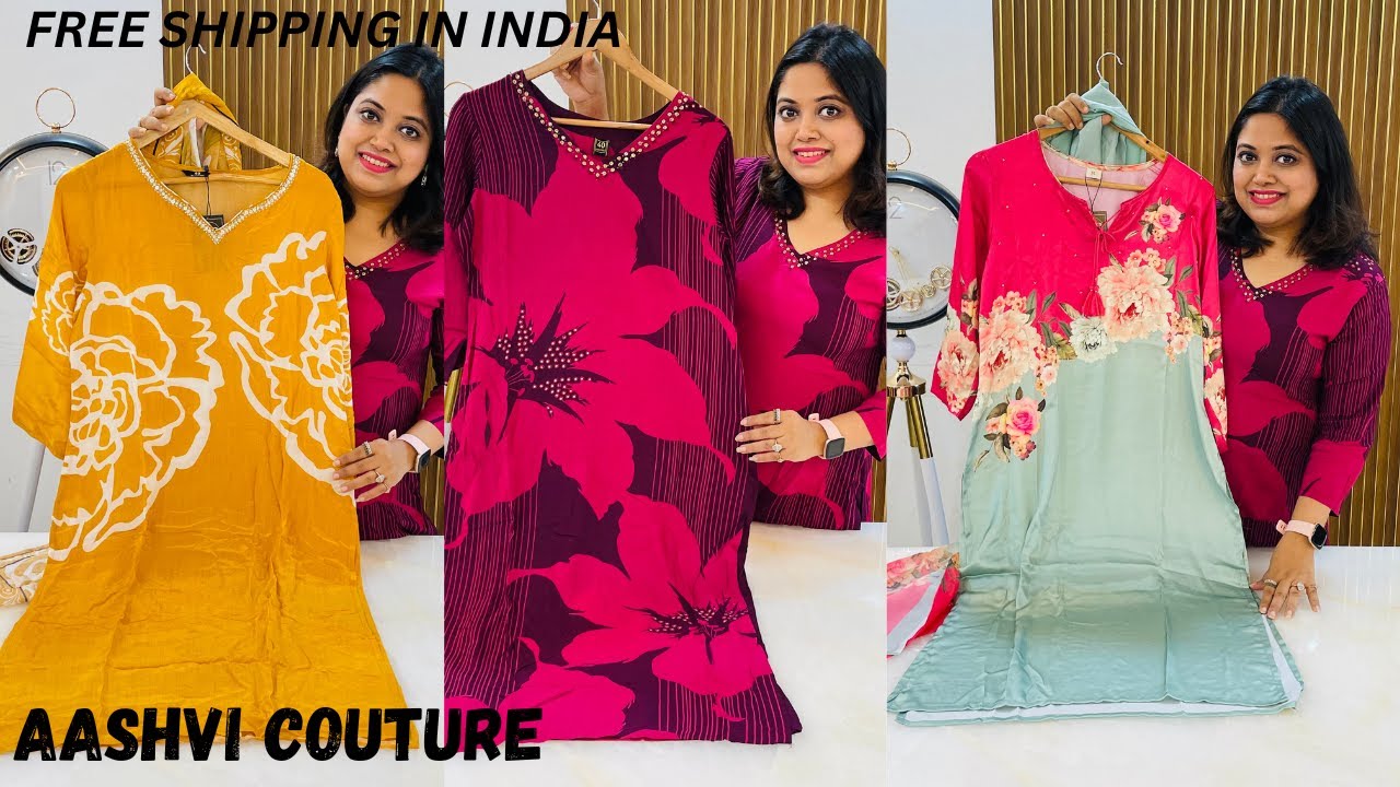 New Designer Wear | Cotton, Mul Cotton, Silk Suit Sets| Aashvi Couture#freeshipping #viral