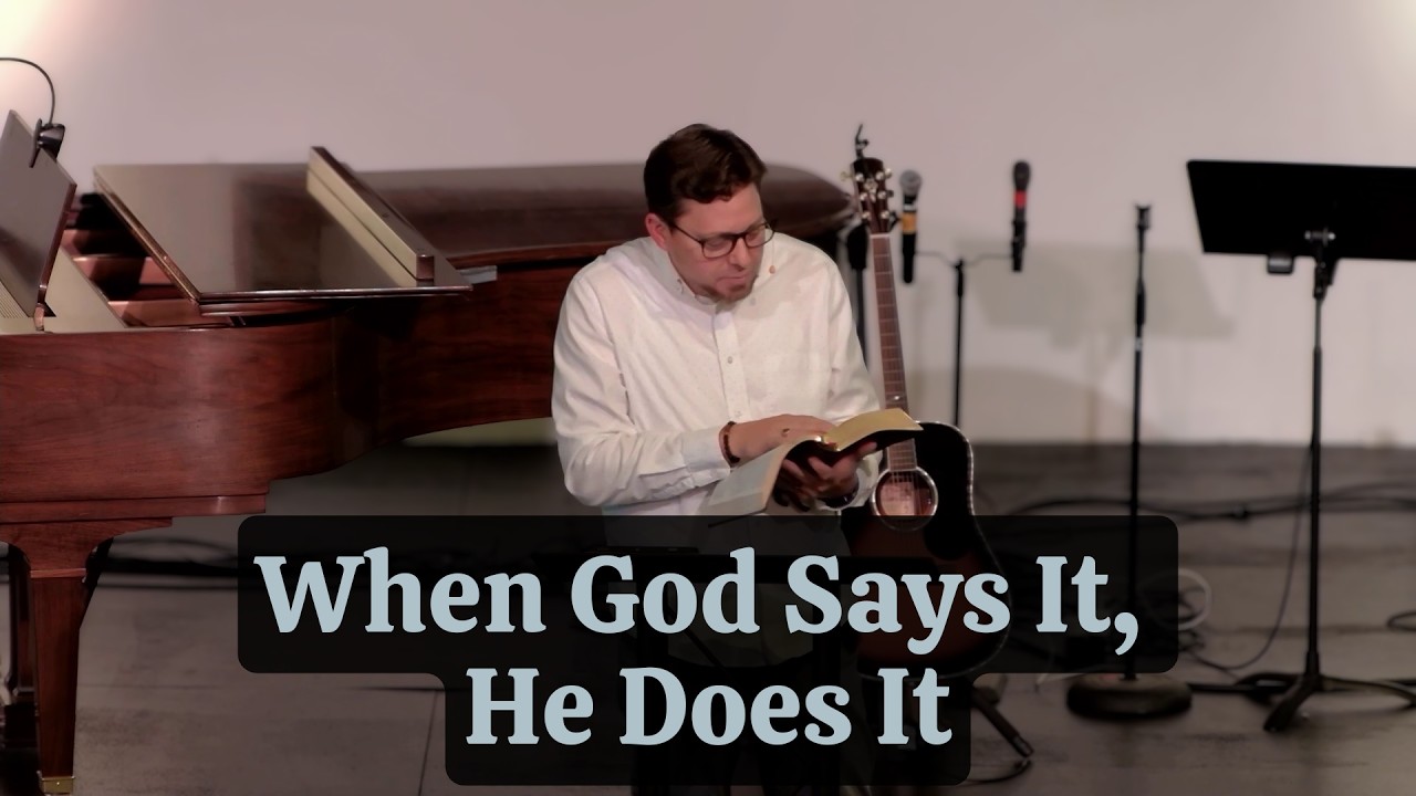 When God Says It, He Does It