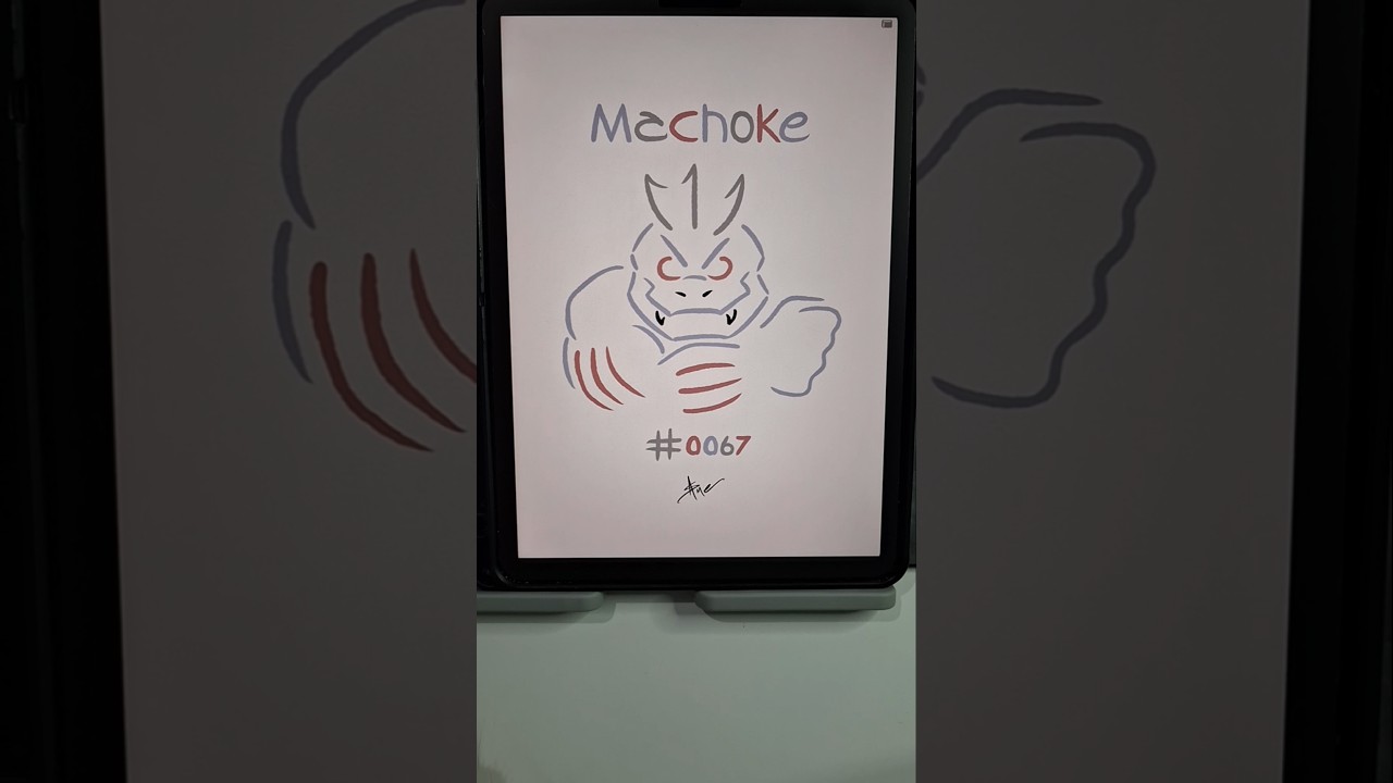 Machoke simple art 