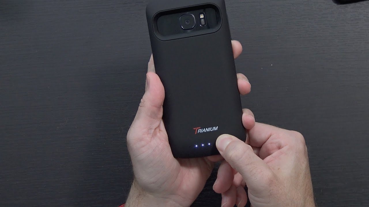 4500mAh Samsung Galaxy S7 Case w/ Quick Charge Passthrough from Trianium