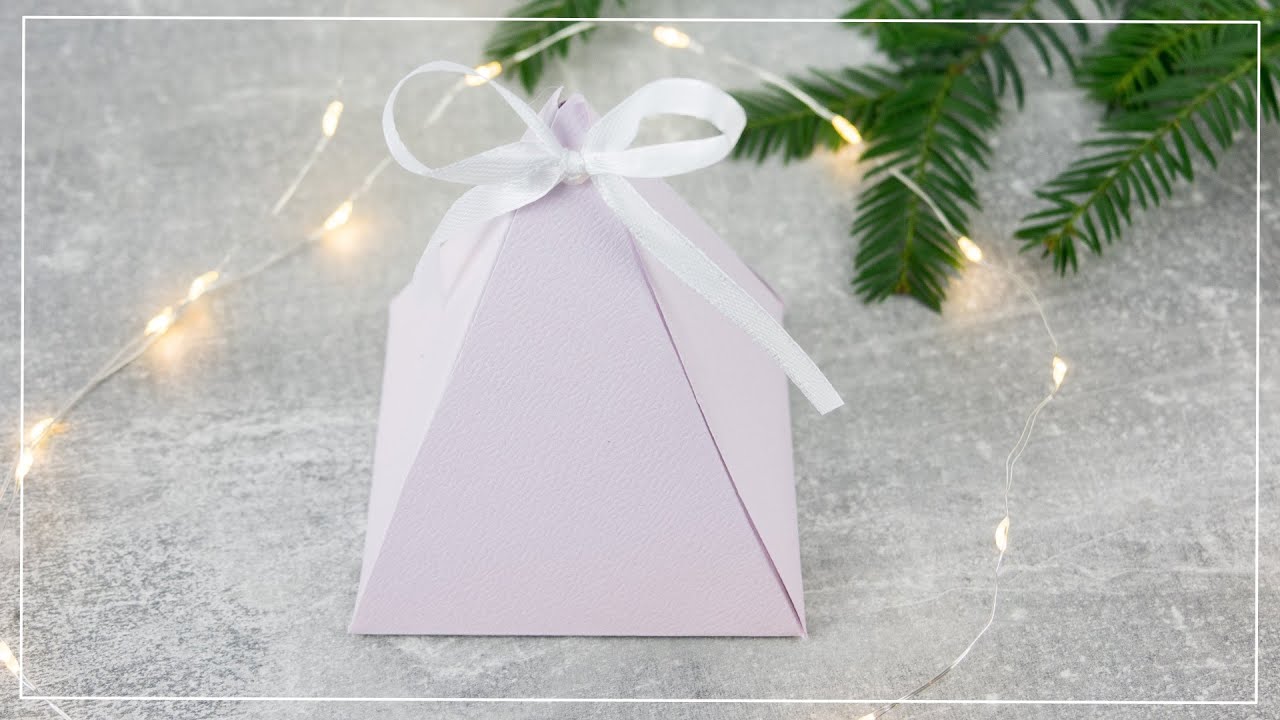 DIY Geschenkbox aus Papier basteln | Geschenkschachtel selber machen
