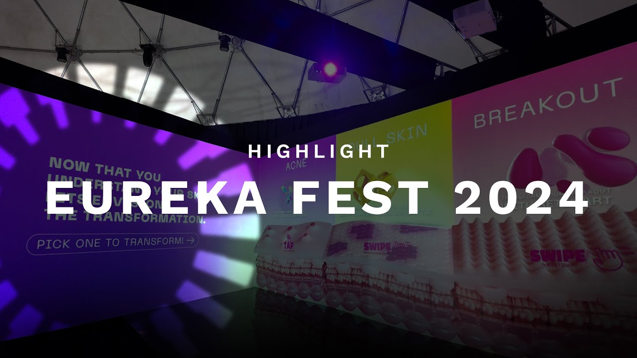 Immersive Interactive Experience Through Beauty - Eureka Fest 2024 | LZY Video Mapping Imersif