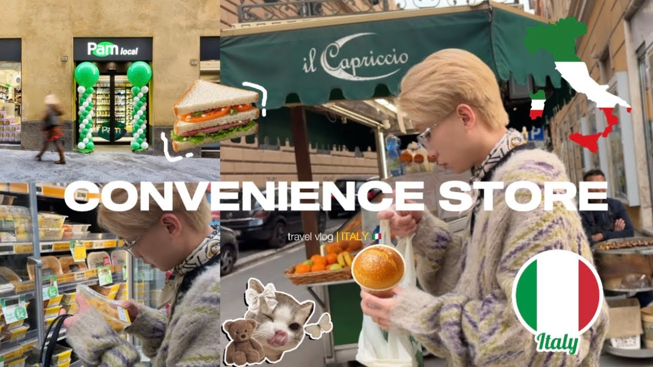 Cửa hàng tiện lợi ở ITALY 🇮🇹 CONVENIENCE STORE #italy #vlog #cuahangtienloi 