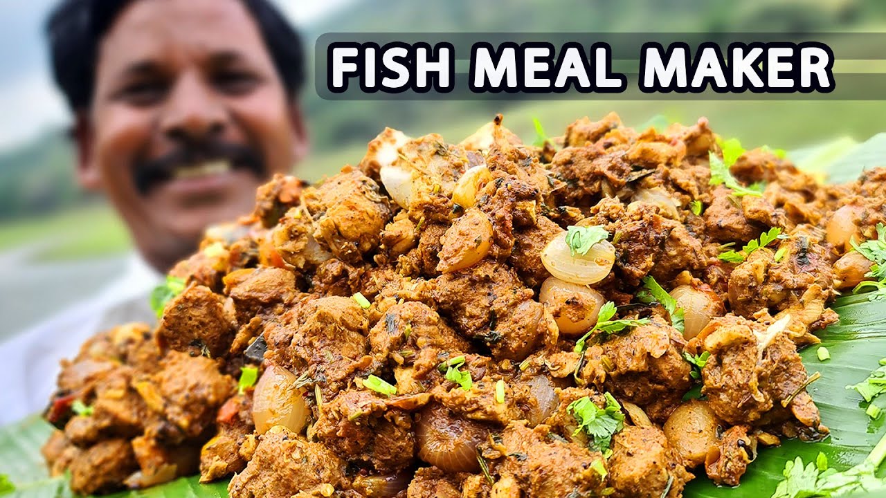சைவ கறியோடு அசைவ மீன் மசாலா | மீன், மீல்மேக்கர் மசாலா | First time in youtube FISH MEAL MAKER