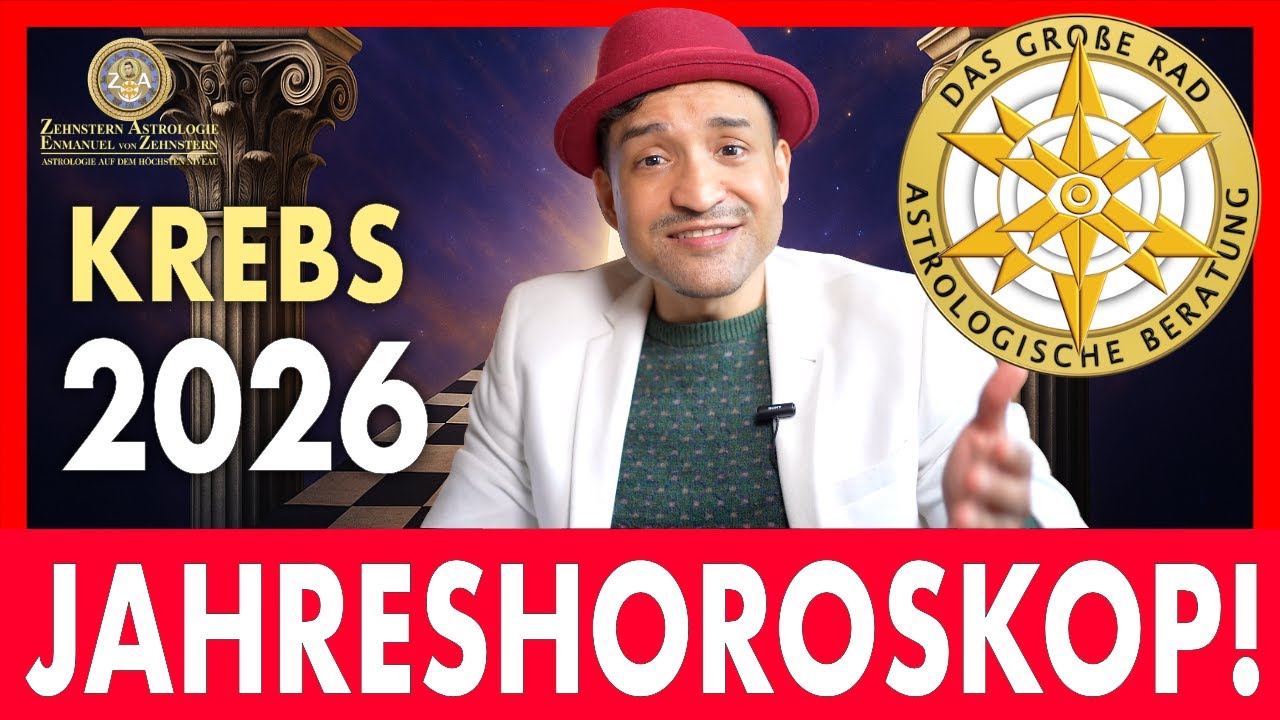 KREBS & KREBS ASZENDENT JAHRESHOROSKOP 2026 ZEHNSTERN ASTROLOGIE