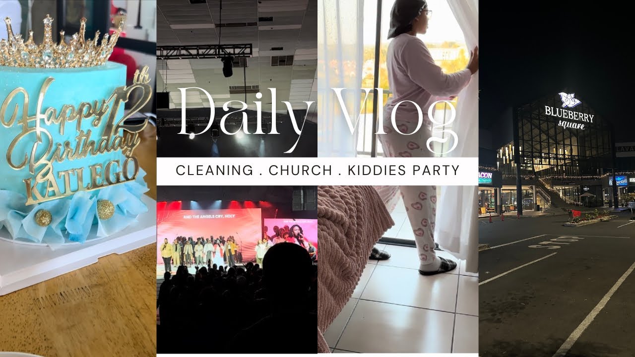 Daily Drop Week: Day 1|Morning routine||Cleaning motivation|Sunday in my life|Church|Lunch|Party