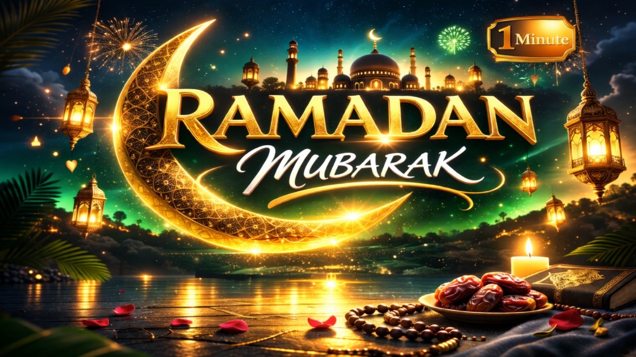 Ramadan Mubarak (Uplifting Ramadan Celebration Song – 2 Minutes)
