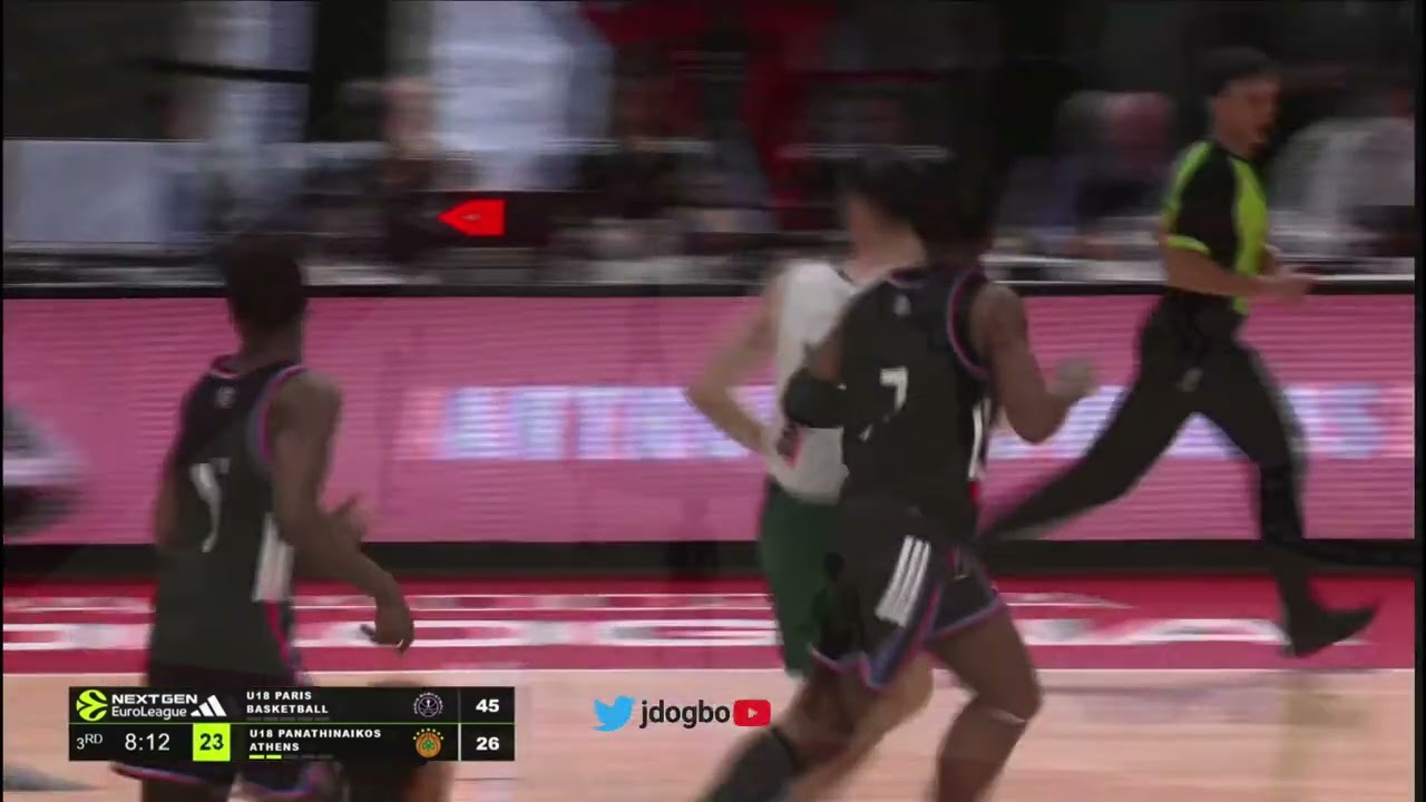 🇫🇷 Melvyn Vounang Nanfah (2009) | 18 PTS, 9 REB vs Panathinaikos | ANGT Bologna Highlights