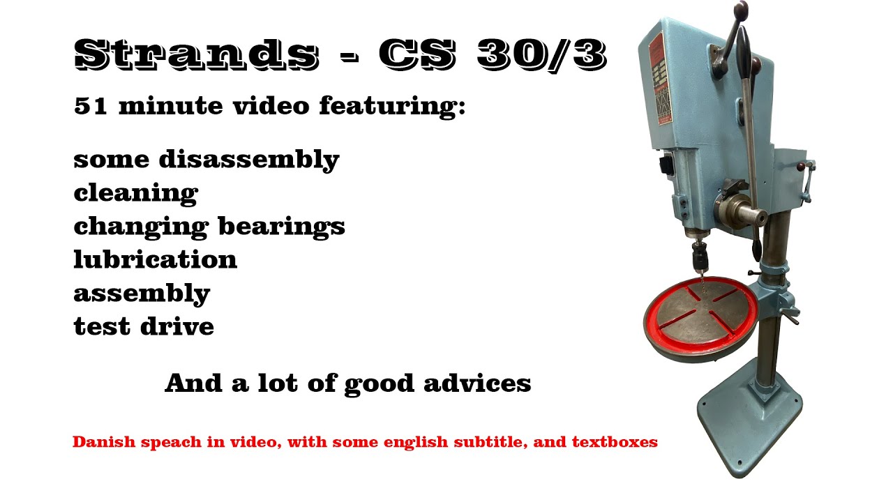 Strands CS 30/3 renovation/service