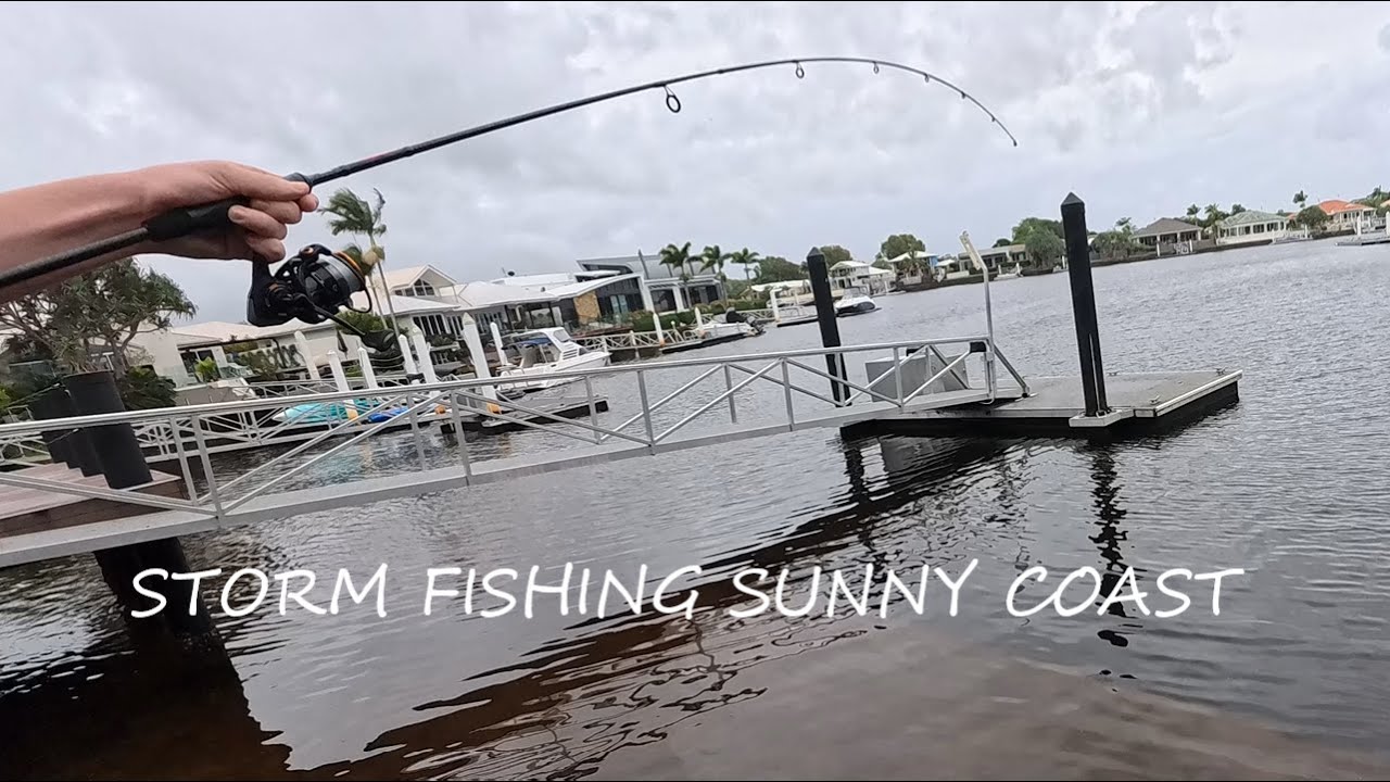 WORST STORM FISHING EVER (plastic fishing pelican waters and surrounds)
